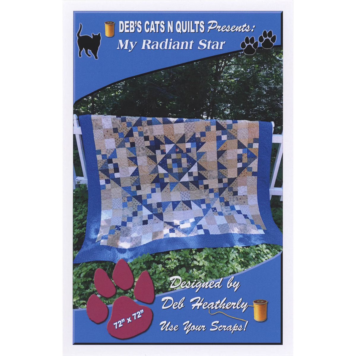 My Radiant Star Quilt Pattern by Deb Heatherly