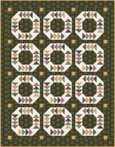 Welcome Wreath Quilt Pattern by Amber Johnson of Gigi's Thimble for Riley Blake Designs