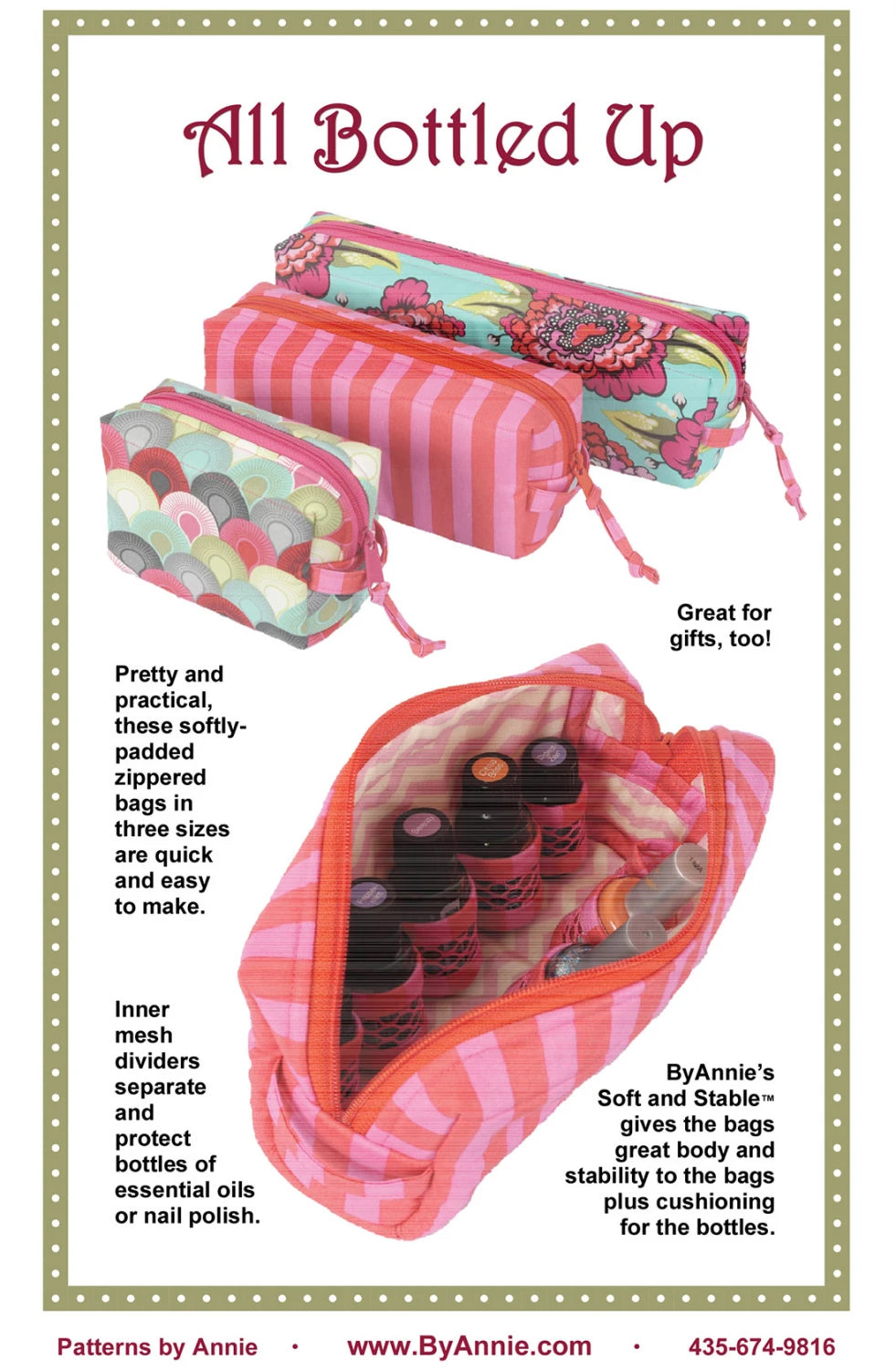 ByAnnie All Bottled Up Pattern (PBA199)