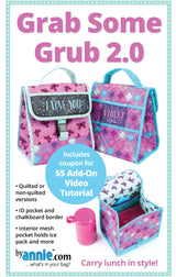 ByAnnie Grab Some Grub 2.0 PBA235-2 lunch bag sewing pattern