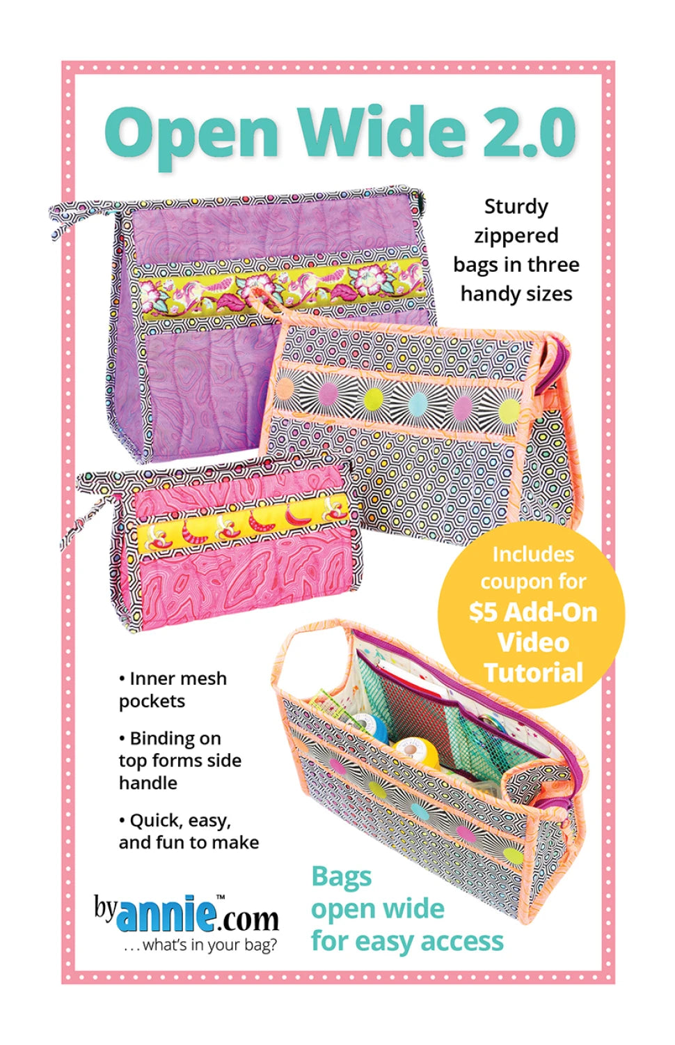 ByAnnie™ Open Wide 2.0 Pattern--3 sizes SKU PBA246-2