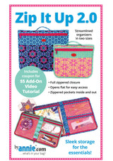 ByAnnie Zip It Up 2.0 PBA252-2 zippered organizer sewing pattern