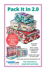 ByAnnie Pack It In 2.0 PBA253-2 packing cube sewing pattern