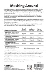 Supply list for ByAnnie Meshing Around PBA278 drawstring backpack sewing pattern