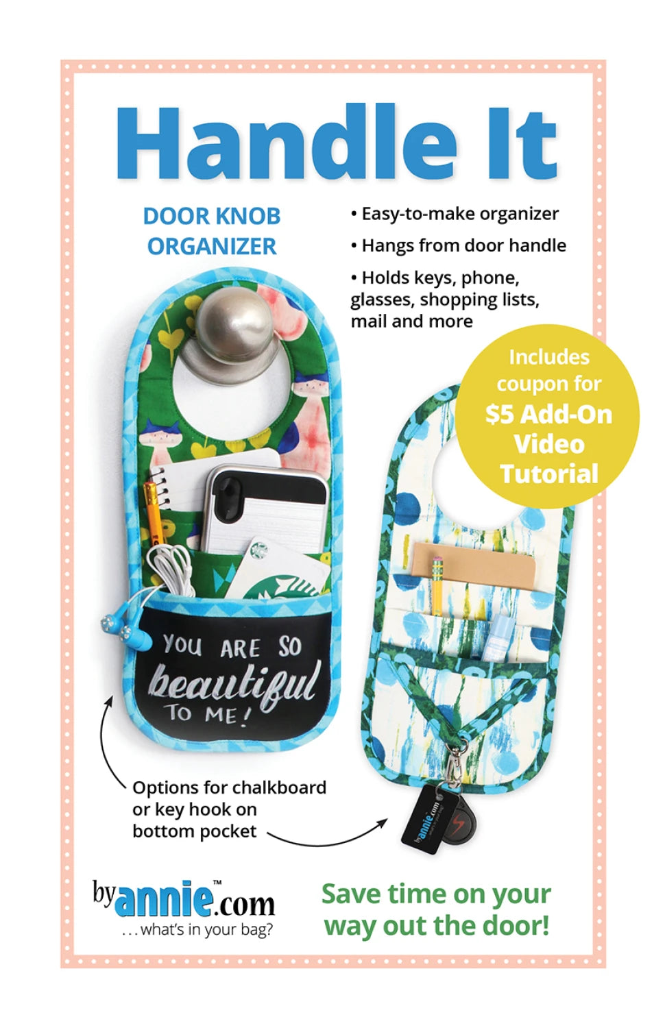 ByAnnie Handle It Door Handle Organizer Pattern (PBA280)