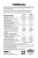 Supply list for ByAnnie Foldilocks PBA316 wallet sewing pattern