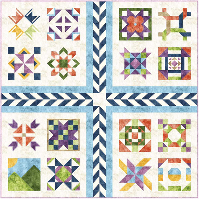 2026 Riley Blake Designs Block Challenge Quilt Kit – Multiple Colorways ...