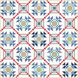 Patriot Dreams Quilt Kit featuring fabrics by Lori Holt