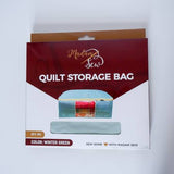 Green Quilt Storage Bag by Madam Sew SKU #QSB-WNTR