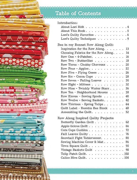 Quilty Fun by Lori Holt of Bee My Bonnet for It's Sew Emma