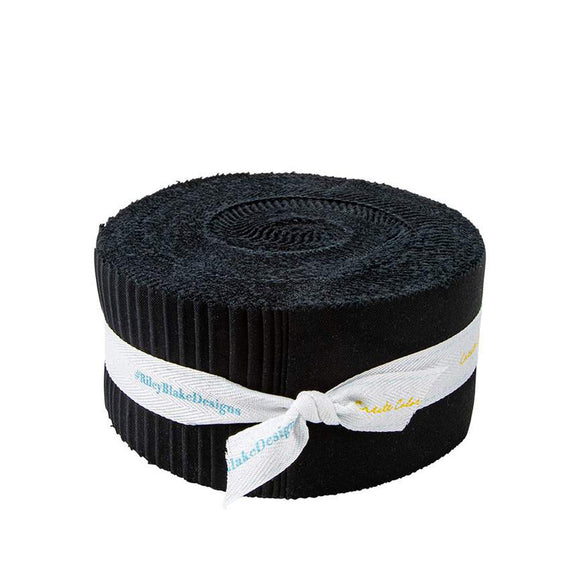 40-Piece Rolie Polie--Confetti Cotton Solids-Riley Black by Riley Blake Designs SKU RP-120-RBLACK-40
