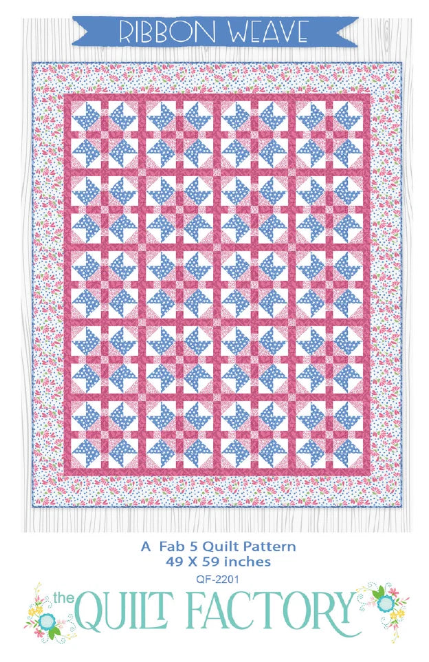 Ribbon Weave--A Fab 5 Quilt Pattern by Deb Grogan