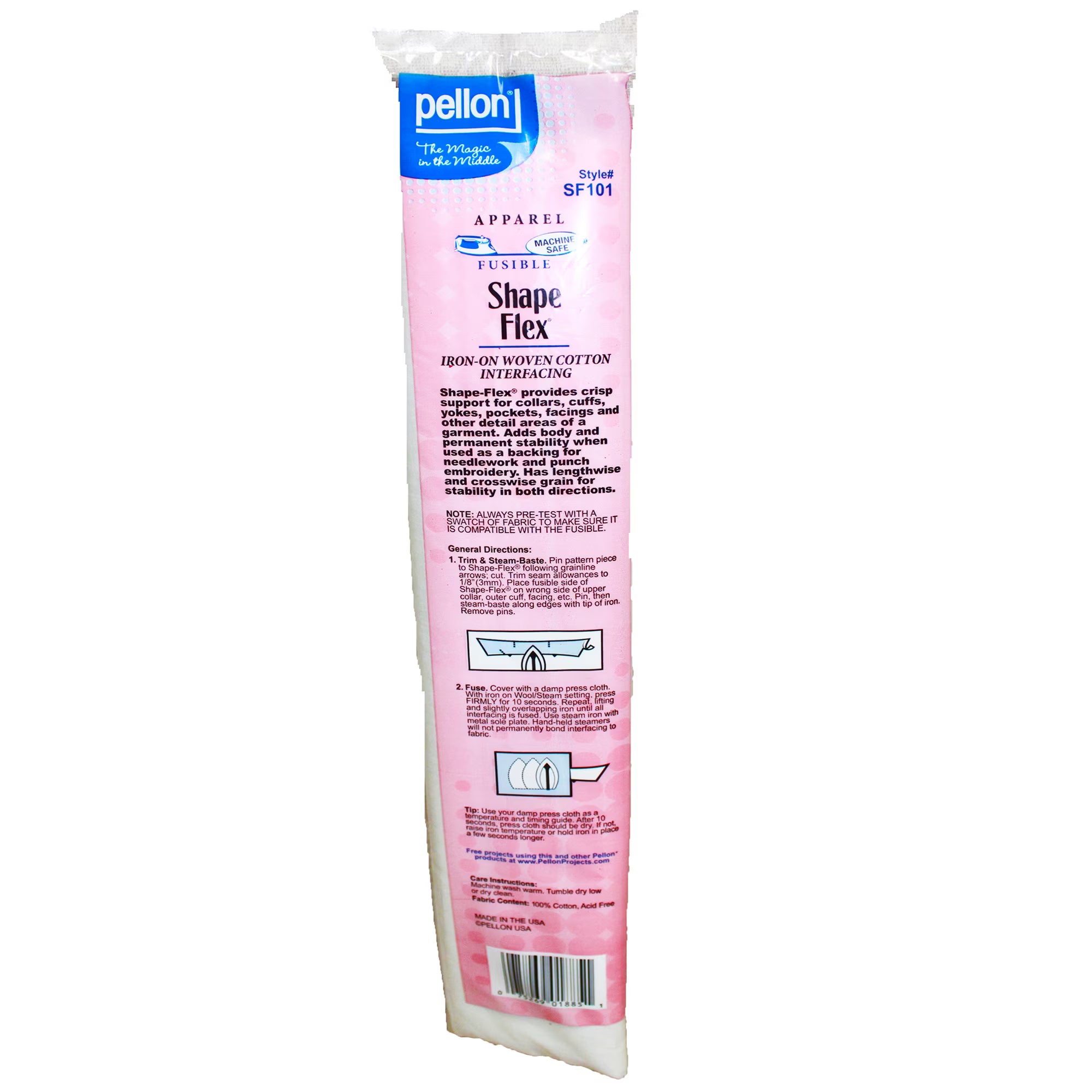 Pellon Shape-Flex Interfacing – Woven Cotton Fusible