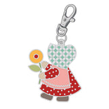 Lori Holt Enamel Happy Charm/Zipper Pulls
