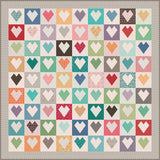 Lori Holt 10" Heart Quilt Papers SKU ST-33027