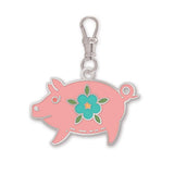 Lori Holt Enamel Happy Charm/Zipper Pulls