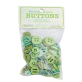 Lori Holt Cute Little Buttons Meadow green assortment