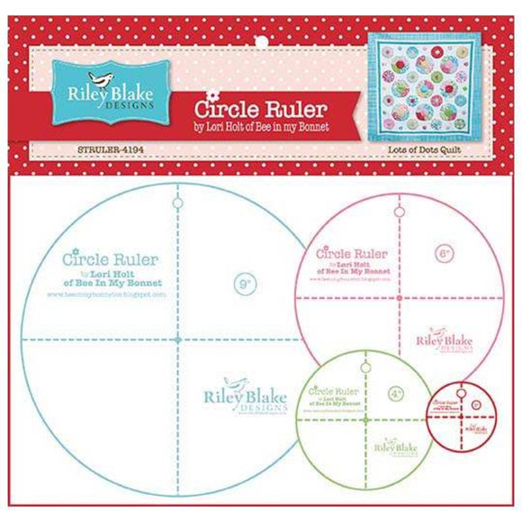 Lori Holt Circle Ruler Set SKU STRULER-4194