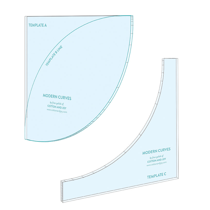 Fran Gulick Modern Curves Template Set, SKU STT-31846