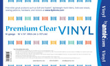 ByAnnie Premium Clear Vinyl 16" x 54" Roll | Flexible, Sewable Clear Vinyl | SUP151-16X54