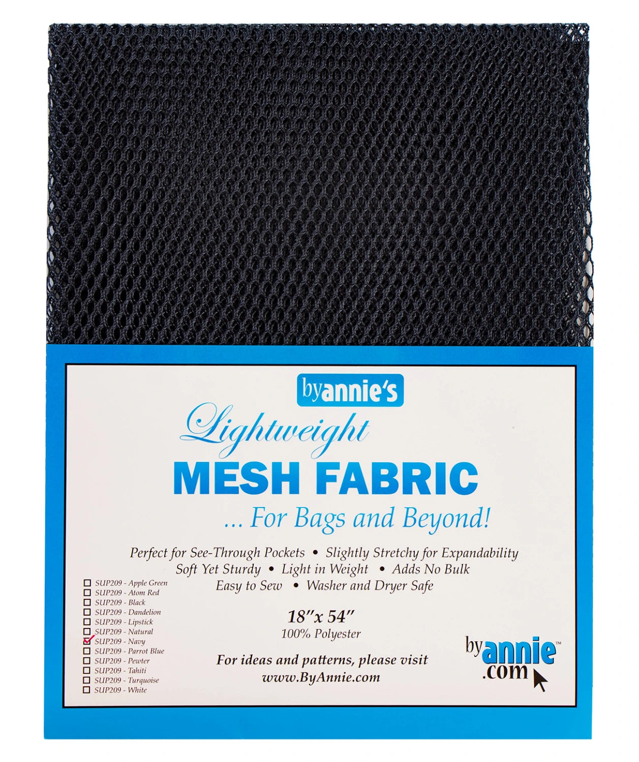 ByAnnie™ Lightweight Mesh Fabric (SUP209) – Multi-Color Selection