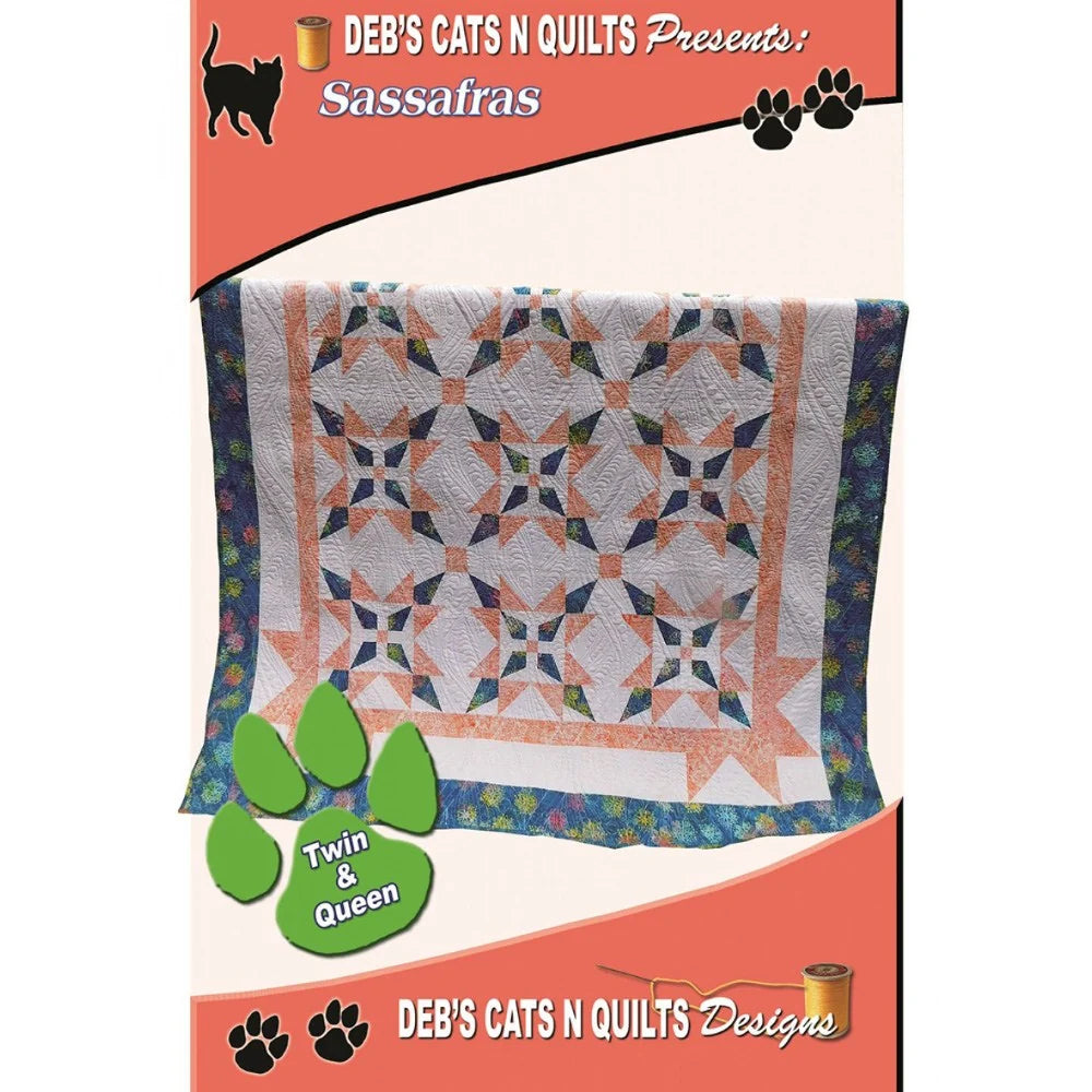 Sassafras Quilt Pattern by Deb Heatherly