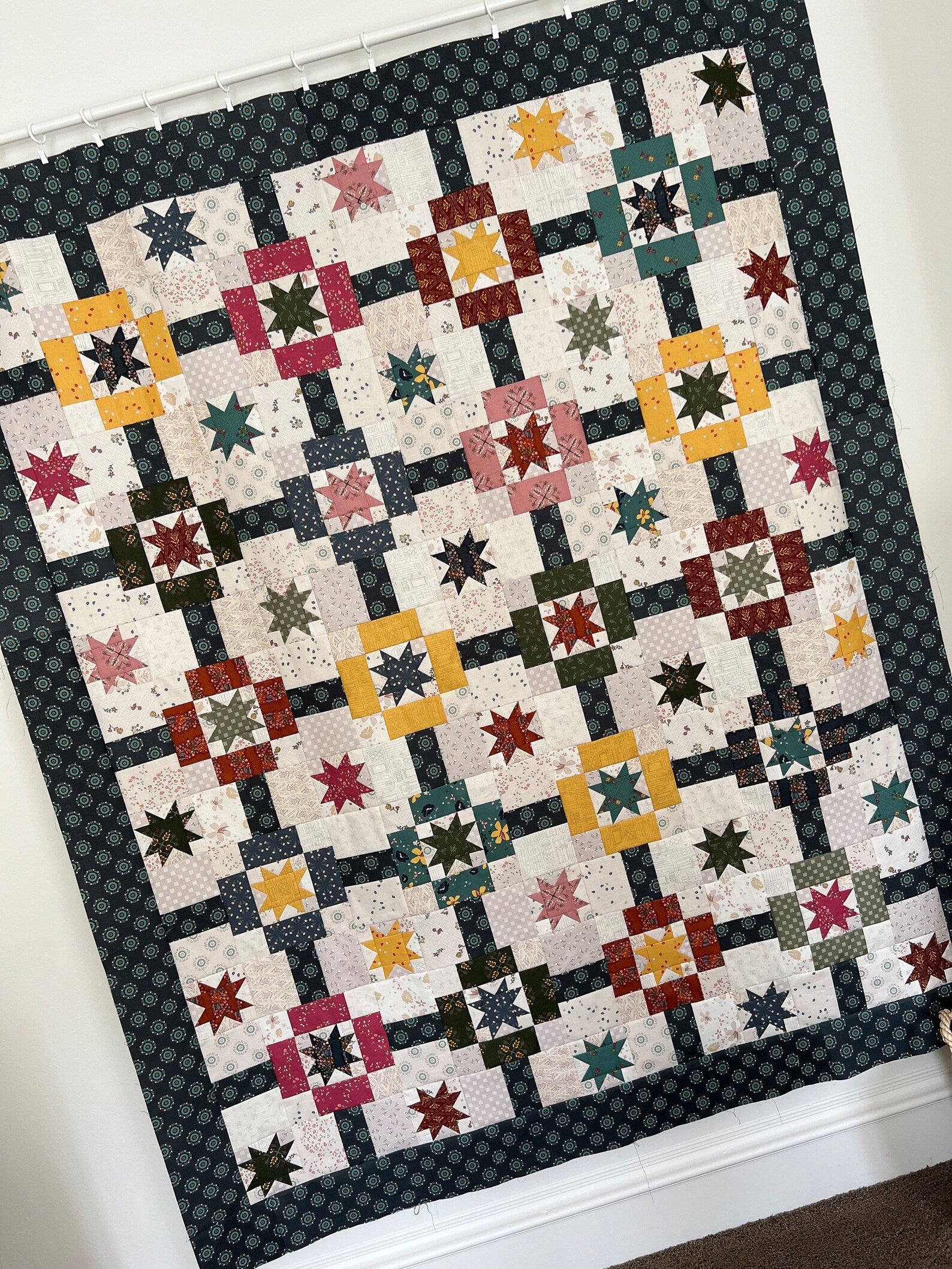 Star Tiles Quilt Pattern by Amber Johnson of Gigi's Thimble for Riley Blake Designs