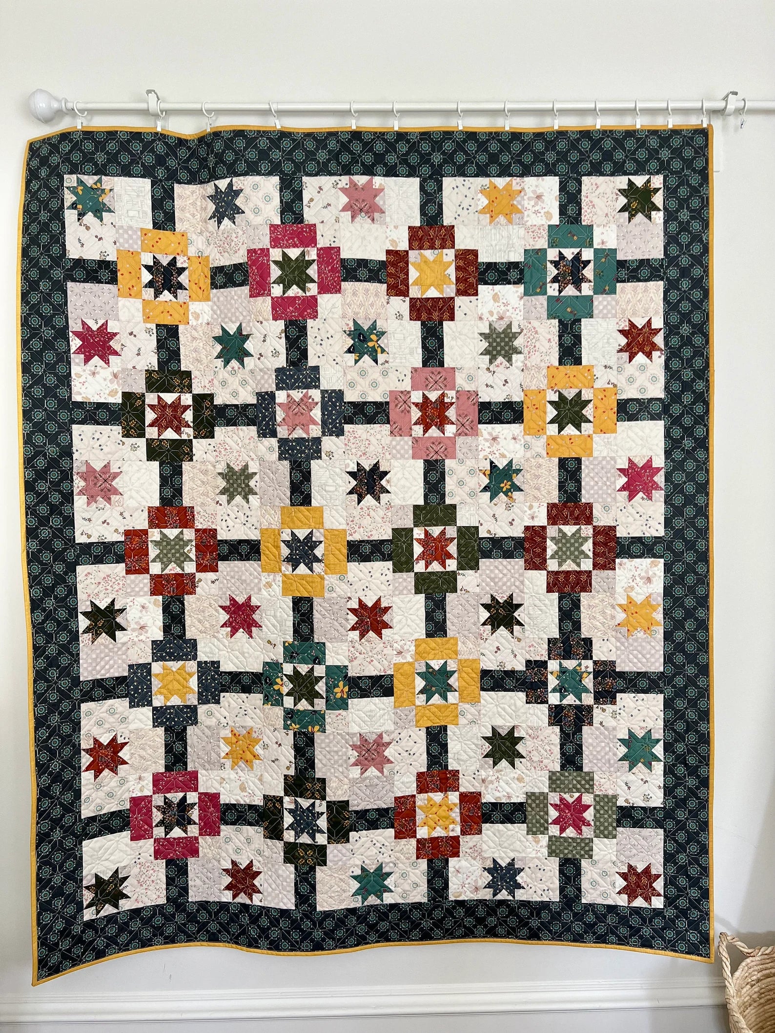 Star Tiles Quilt Pattern by Amber Johnson of Gigi's Thimble for Riley Blake Designs