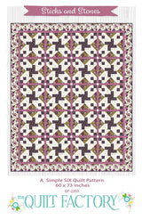 Sticks and Stones--A Simple Six Quilt Pattern by Deb Grogan
