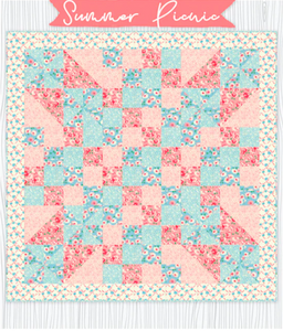 Summer Picnic--A Fab 5 Quilt Pattern by Deb Grogan
