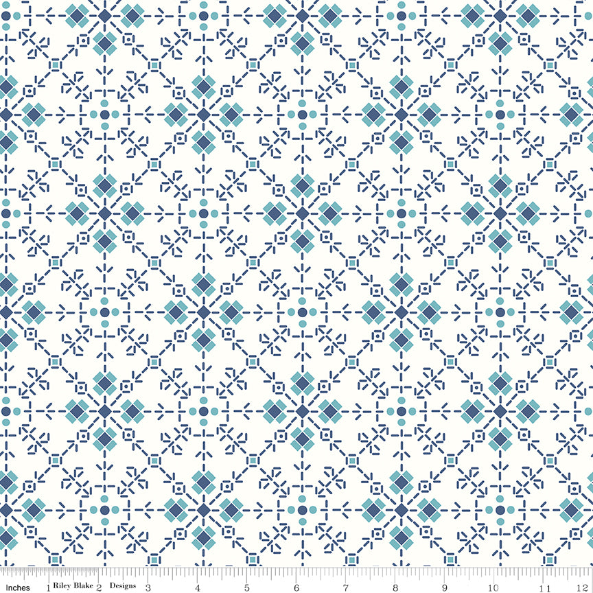 Bee Plaids by Lori Holt Wide Quilt Backing Homemade WB12040 - 3 Colorways