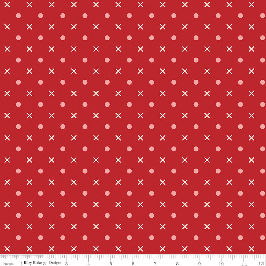 Bee Dots Wide Quilt Backing Fabric WB14183 - 4 Colorways