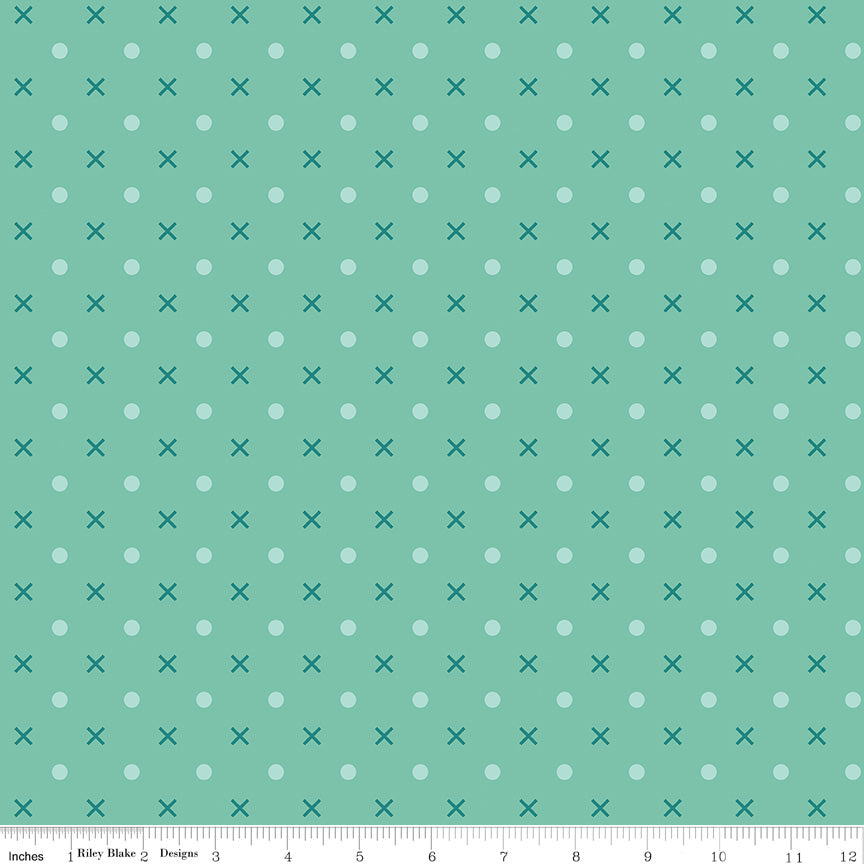 Bee Dots Wide Quilt Backing Fabric WB14183 - 4 Colorways