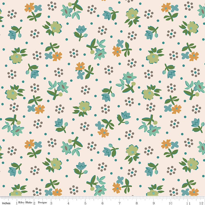 Gentler Times by Lori Holt Pebble Reunion 108" Wide Yardage WB16493 - 2 Colorways