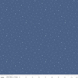 3-yard cut Dapple Dot Wide Quilt Backing Fabric for Riley Blake Designs 3YD-WB640-DENIM