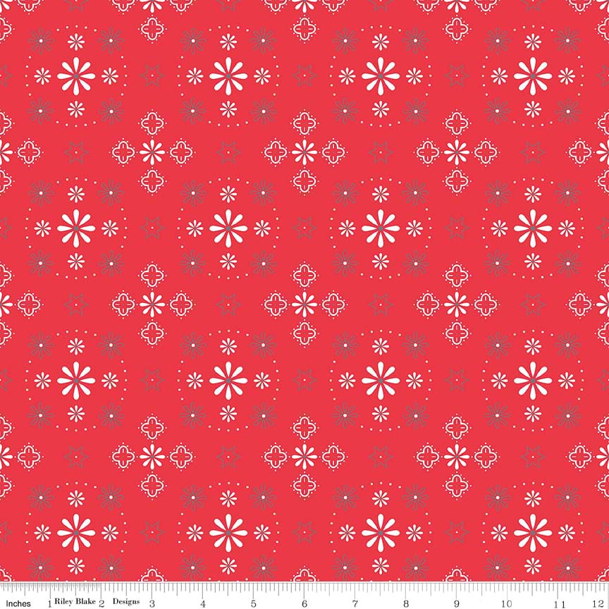Bee Basics Wide Quilt Backing Bandana--3 Colorways