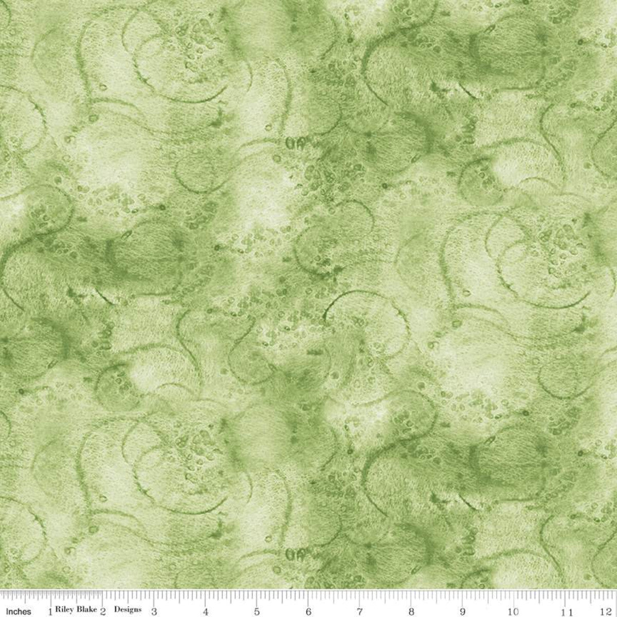 Painter's Watercolor Swirl Wide Quilt Backing - 5 Colorways