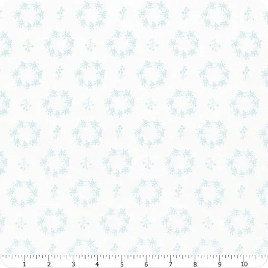 Simply Country by Tasha Noel for Riley Blake Designs - White Wreaths - C13414-WHITE