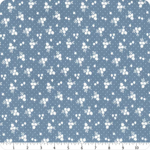 Simply Country by Tasha Noel for Riley Blake Designs - Blue Floral- C13416-Blue