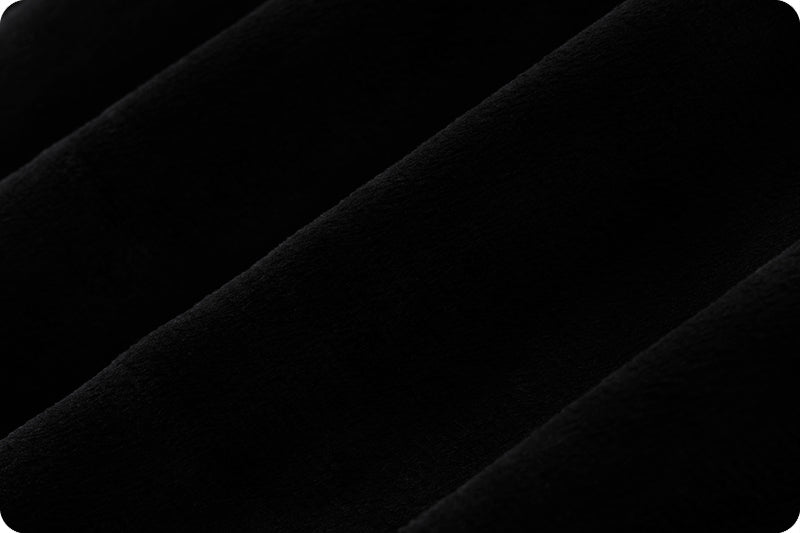 Shannon Cuddle Solid SKU C3-BLACK - 3-YARD CUT