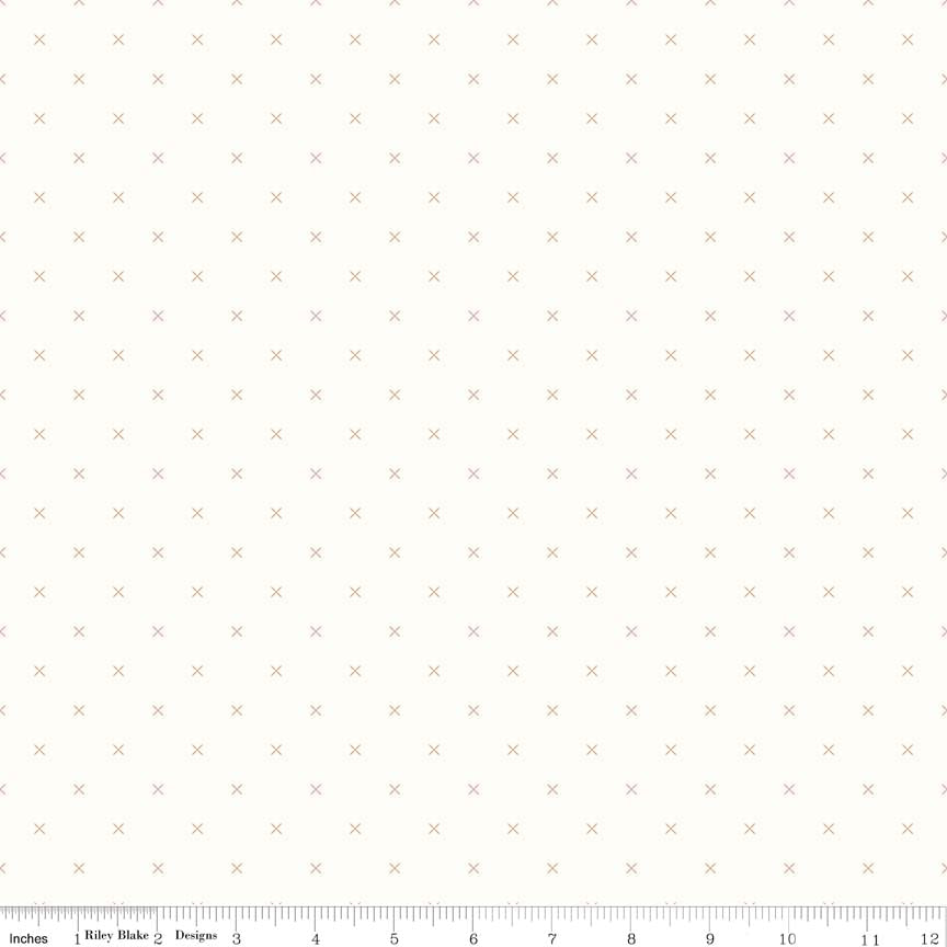 Lori Holt Gray Bee Backgrounds SKU C6381-BROWN