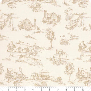 Countryside Scenery Sand by Lisa Audit for Riley Blake Designs SKU# C14532-SAND