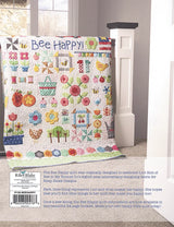Bee Happy 72" x 80" Quilt Pattern Book by Lori Holt of Bee My Bonnet for Riley Blake Designs