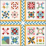 Lori Holt Shabby colorway quilt kit for 2026 RBD Block Challenge curated by Cat's Cuts.