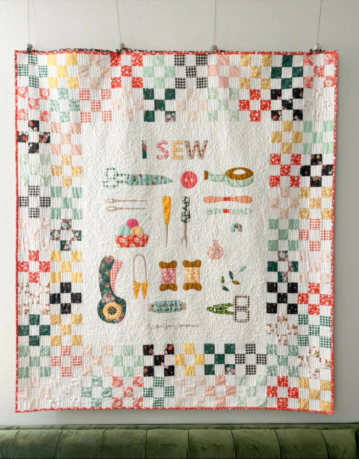 Sunsetridge I Sew Panel Quilt Kit by Minky Kim