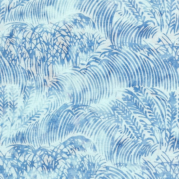 Island Batiks--Starry Night, Garden of the Asylum--Icicle