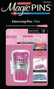Tailor Mate Magic Pins--Extra Long, Fine, 50/pack