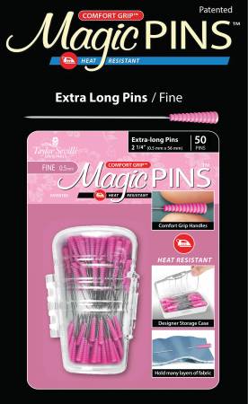 Tailor Mate Magic Pins--Extra Long, Fine, 50/pack