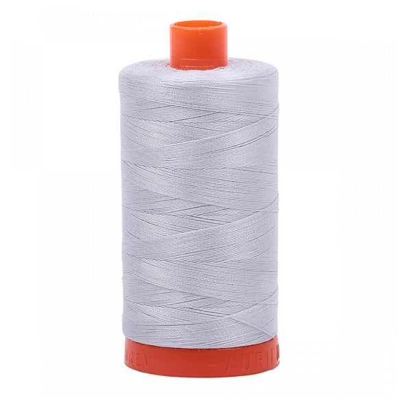 Aurifil Mako Cotton Thread Solid 50wt 1422yds  2600-Dove