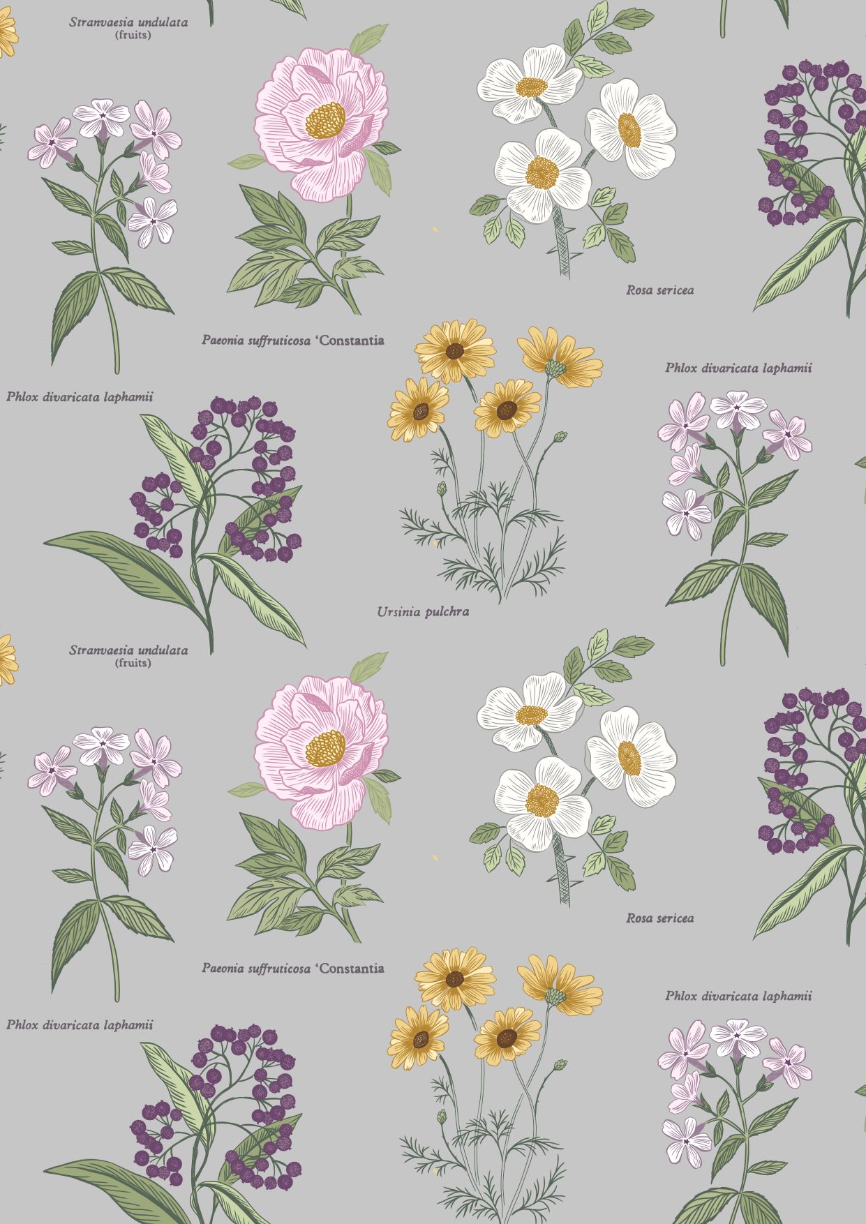 15-Piece Fat Quarter Bundle--Lewis and Irene Botanic Garden